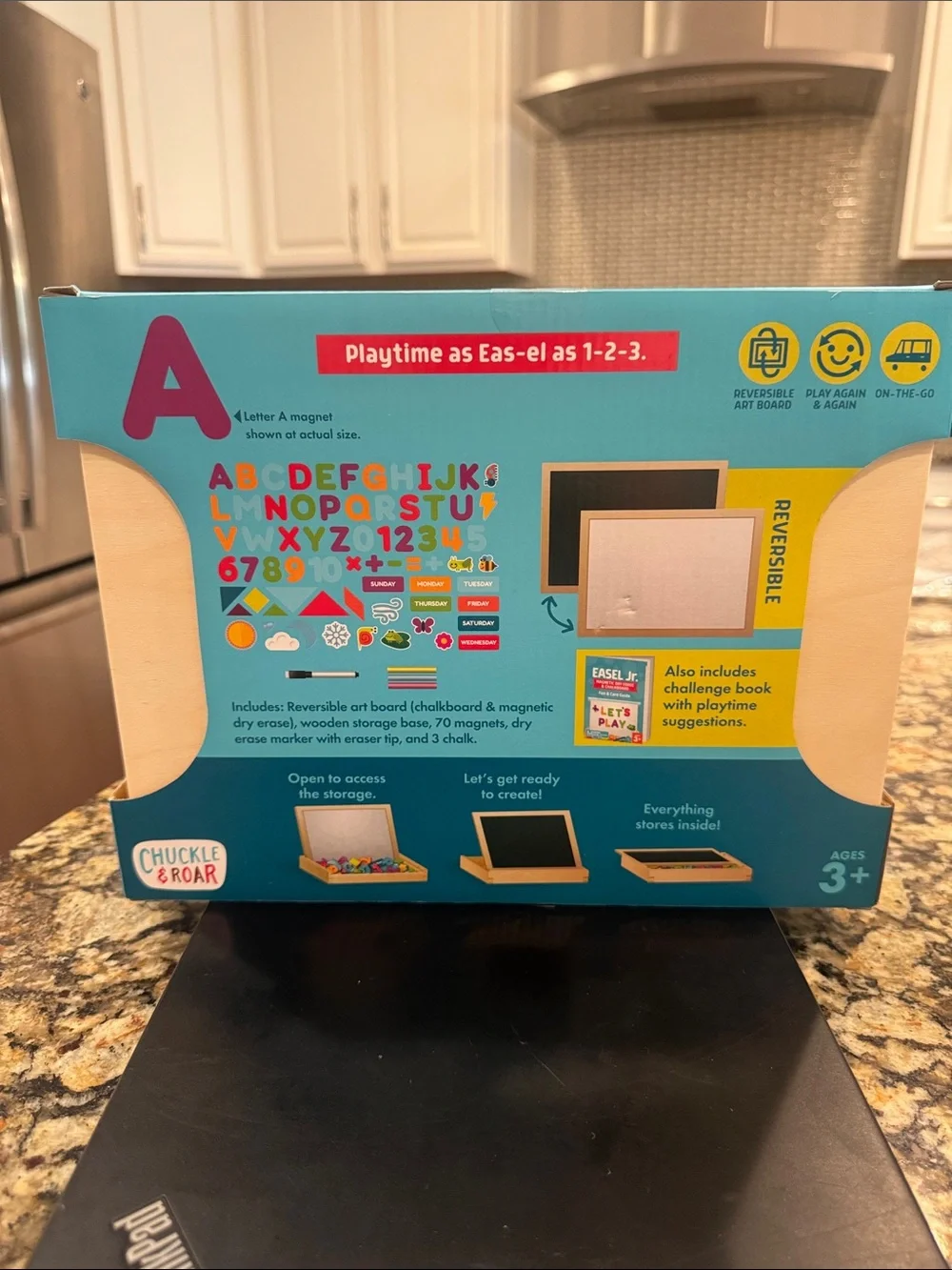 Easel Jr. Magnetic Dry Erase & Chalkboard